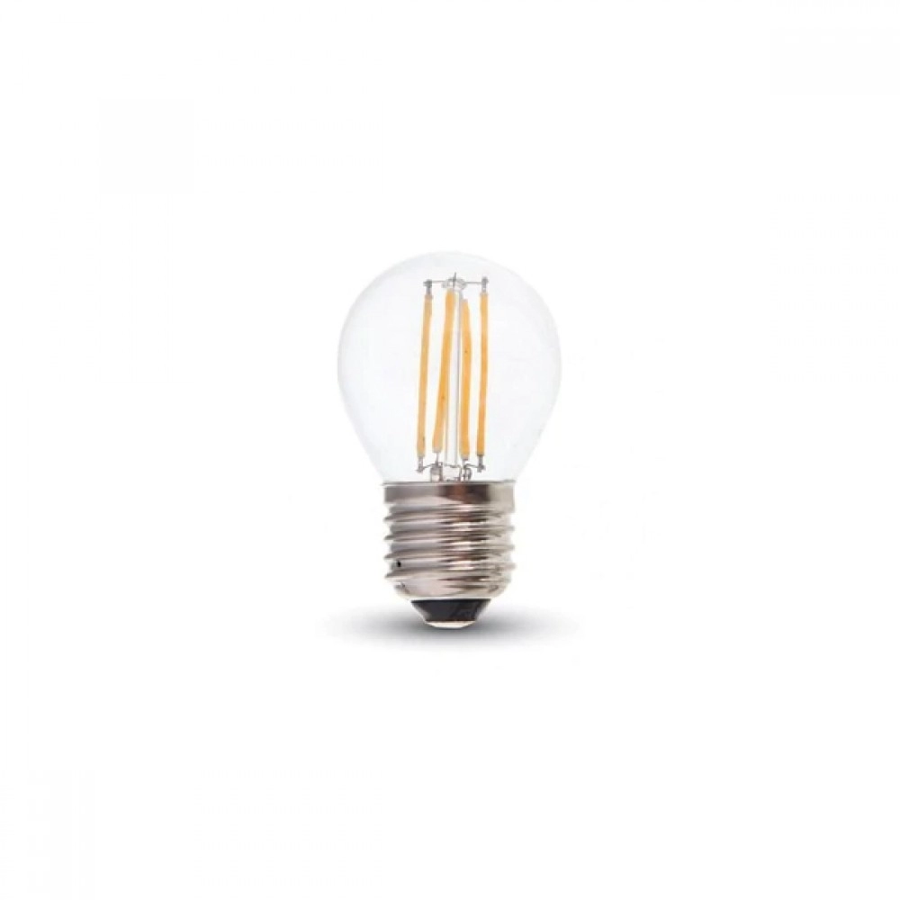 Lampe G45 E27 220-240V 4W led filament 50.000H
