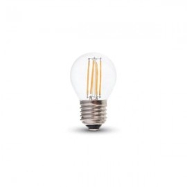 Lampe G45 E27 220-240V 4W led filament 50.000H